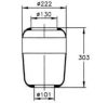 IVECO 008137291 Boot, air suspension